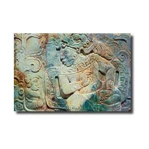  Pectoral Of The King And A Courtier From Tikal Giclee 