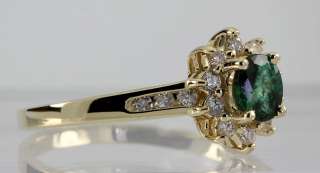  this is an irresistible diamond emerald and 14k 