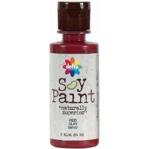  Delta Soy Paint 2 oz. bottles red clay: Home & Kitchen