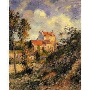  Oil Painting Les Mathurins, Pontoise Camille Pissarro 