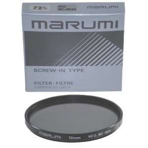  Marumi Neutral Density MC Multi Coated Filter ND4 72mm 