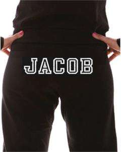 Team Jacob Black Fleece Sweat Pants Twilight New Moon  