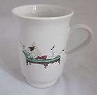 WOMAN FAIRY Lying on a Couch 4 3/4 Mug NWOT