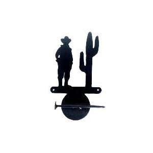  Cowboy and Cactus Metal Toilet Paper Holder
