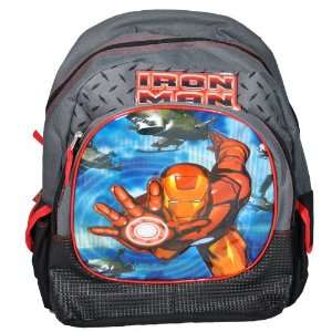  Marvel IRON MAN Backpack / School Bag with 2 Compartments 