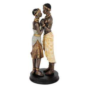 African Lovers Sensual Statue Romantic Sculpture  