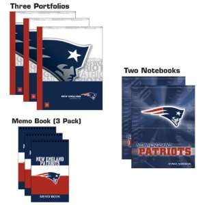 New England Patriots NFL Combo School/Office Pack:  Sports 