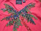   SWEATER RARE TROPICAL ISLAND LOBSTERS DRUMS PALM TREES OSFA  
