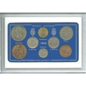    1966 BRITISH COIN SET AS ISSUED IN DISPLAY CASE: Everything Else