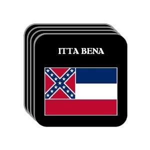  US State Flag   ITTA BENA, Mississippi (MS) Set of 4 Mini 