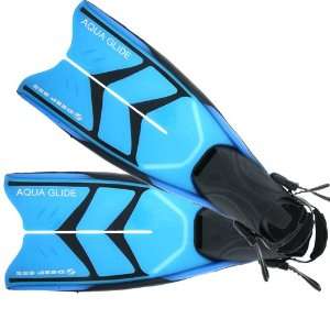   Snorkeling Fins   Translucent Black   Large 9 12