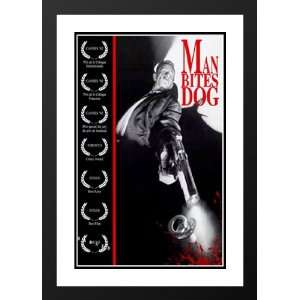  Man Bites Dog 20x26 Framed and Double Matted Movie Poster 