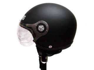 Jet Pilot scooter motorcycle helmet matte black DOT ~S  