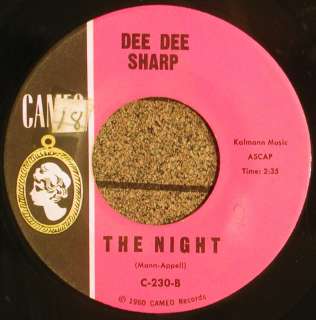 DEE DEE SHARP The Night CAMEO Records NORTHERN SOUL 45  
