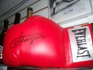 Joe Frazier Boxing Signed Boxing Glove JSA  