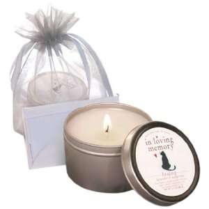  Luxepets In Loving Memory, Pet Lovers Cat Memorial Candle 