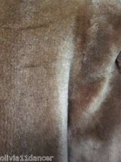   hollywood swing 40s Laskin mouton genuine lamb brown ladies coat USA