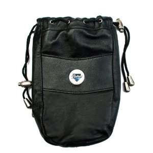  MLB San Diego Padres Leather Valuables Pouch, Black 