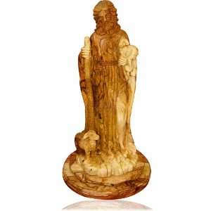  53cm Large Shepherd Olive Wood Figure: Everything Else