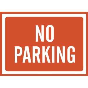  No Parking Sign Removable Wall Sticker
