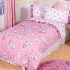  Hello Kitty Butterfly Love Full Comforter, Sheet Set, Pillow 