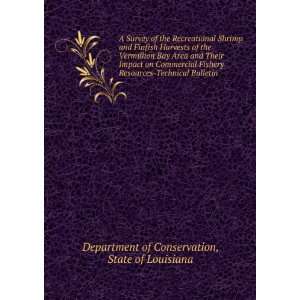   Bulletin State of Louisiana Department of Conservation Books