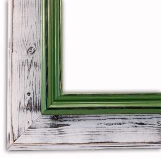 Morgan White Leafy Green Picture Frame Solid Wood  