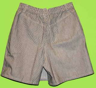   Claiborne sz 12 Womens Navy Striped Skort Shorts Skirt LB23  