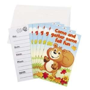  Fall Critters Invitations   Invitations & Stationery 