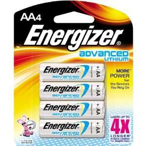  NEW AA Advanced Lithium Battery Retail Pack   4 Pack 