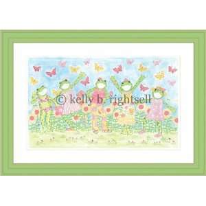  fashion frog party green frame