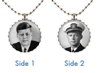 JFK NECKLACE Style #2 John F Kennedy 35th USA American President Jack 