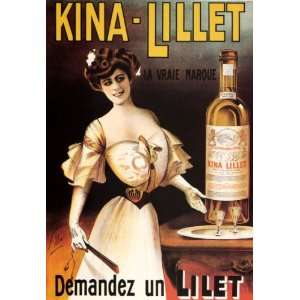  KINA LILLET FRANCE FRENCH VINTAGE POSTER REPRO Everything 