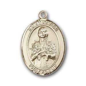  12K Gold Filled St. Kateri Medal Jewelry
