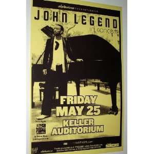  John Legend Poster   Pl Concert Flyer   Once Again Tour 
