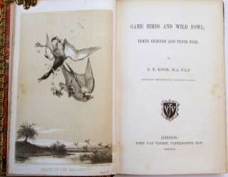 1850 JOSEPH WOLF PLATES/ KNOX GAME BIRDS AND WILD FOWL NICE COPY 