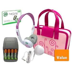  LeapFrog LeapPad Accessory Bundle   Pink Comes with $20 