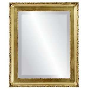 Kensington Rectangle in Gold Leaf Mirror and Frame 