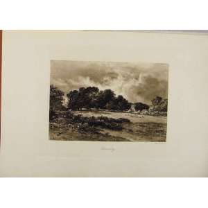  LaureateS Country Somersby By Edward Hull Old Print