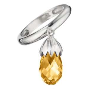  Laura Alexander Love & Light Drop Ring With Citrine, Ring: Laura 