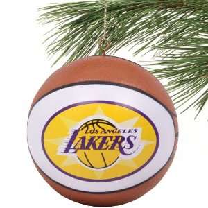  Los Angeles Lakers Mini Replica Basketball Ornament 
