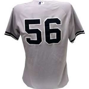  NY Yankees #56 Road Grey Jersey? (44) (FJ864696) Sports 
