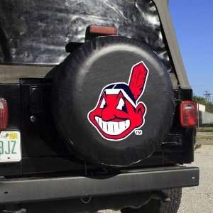  MLB Cleveland Indians Black Tire Cover