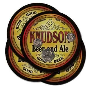  KNUDSON Family Name Brand Beer & Ale Coasters Everything 