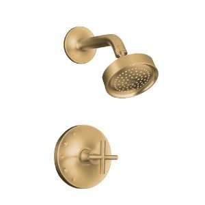 KOHLER Purist Vibrant Brushed Bronze 1 Handle Tub & Shower Faucet with 
