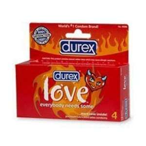  Durex Love Premium Lubricated # 30090   4 Ea x 6 Packs 