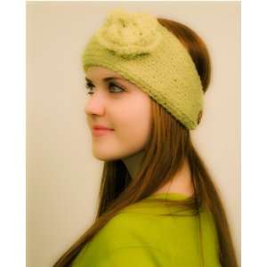  green color classic Headband with button 