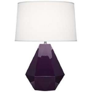  Robert Abbey Delta Amethyst Glazed Table Lamp: Home 