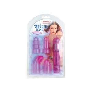  Bundle Wonder Wand W/5 Pleasure Attachments and 2 pack of 