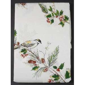  Lenox China Winter Song 52 X 70 Oblong Tablecloth, Fine 